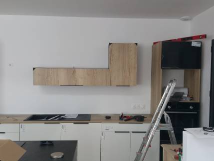 Travaux d'aménagement de cuisine en cours - Pornic 44210