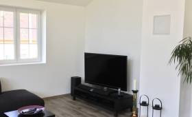 Aménagement sols et murs de l'extension