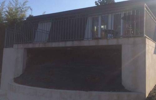 Réalisation d'une terrasse en hauteur à Chessy (77)