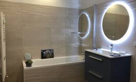 résultat final d'une rénovation de salle de bains à Cognac