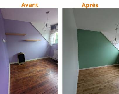 mise en peinture Saint Jean le Blanc