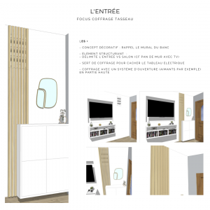 Aménagement d'une entrée et d'un séjour - HELENE SOORBEEK - La Maison Des Architectes