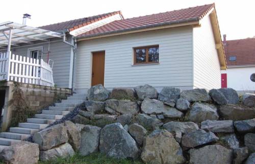 Enrochement et création d'un garage à Altkirch