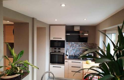 Cuisine équipée, ouverture de mur à Altkirch