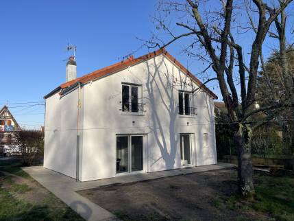 Maison après travaux d'extension et d'ITE (Yerres 91330)