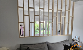  claustra en bois installation