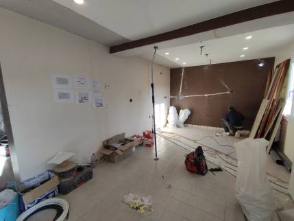 Travaux de rénovation intérieure pour installer une cuisine - Aubepierre 77390