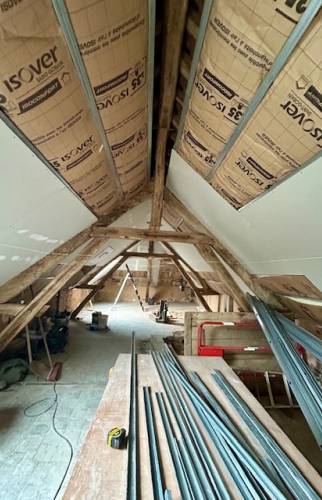 isolation par l'intérieur des combles 2