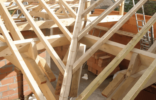 Création d’une charpente traditionnelle