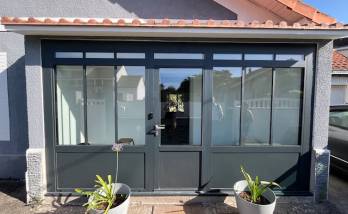 Création d'un sas d'entrée sur une maison rénovée - Nantes 44