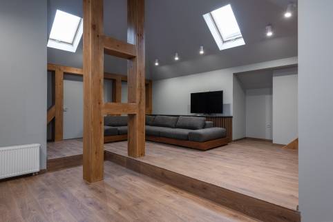 Aménagement de combles dans un immeuble situé près de Landerneau (29) photo d'illustration