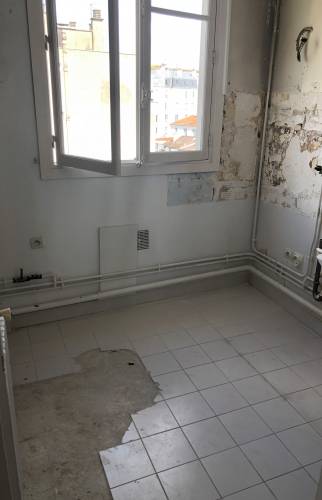 Phase démolition de la cuisine