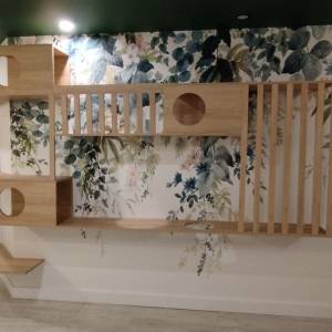 Arbre à chat mural sur mesure - Carole Barthez - La Maison Des Architectes