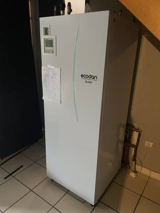 Installation d'une pompe à chaleur air-eau - Valence 26000