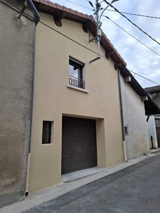  Enduit extérieur sur une maison après travaux de rénovation de façade - Meximieux 01800