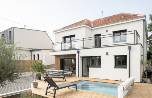 Modification de la structure et rénovation totale d'une maison nantaise à Vertou