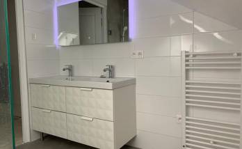 Salle de bain après