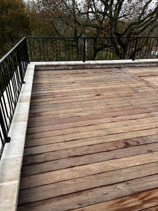 Terrasse après