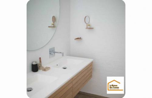 Réfection complète d'une salle de bains à Jullouville (50610).