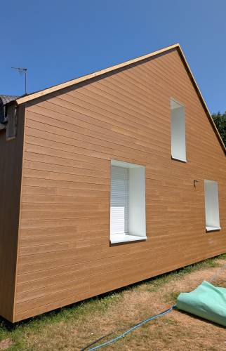 Maison rénovée avec isolation par l’extérieur à Bruz