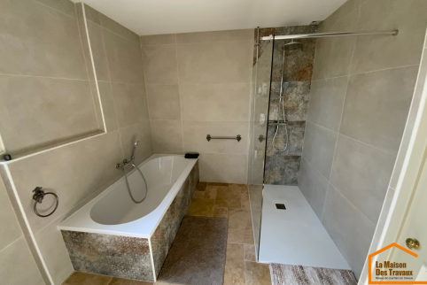 rénovation baignoire douche italienne