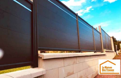 Réalisation d'une clôture en Aluminium - 50870 Tirepied-sur-Sée