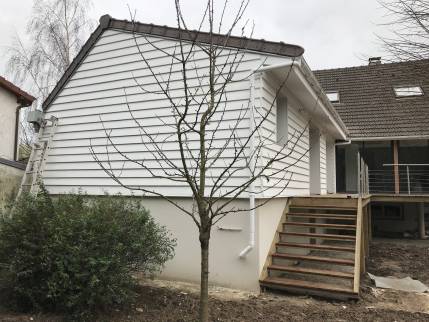 Constrution d'une extension bois