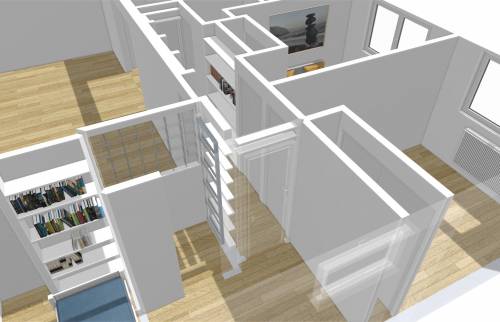 Simulation 3D pour un projet de créations sur-mesure à Antony (92)
