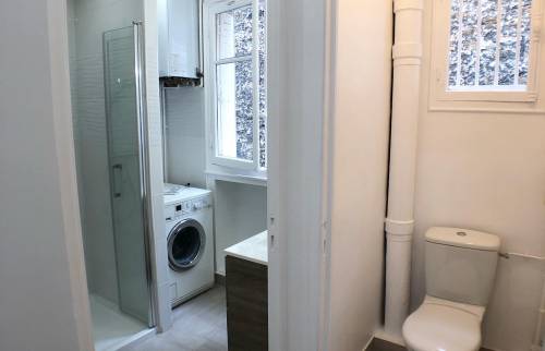 Après - espaces sanitaires bien défini