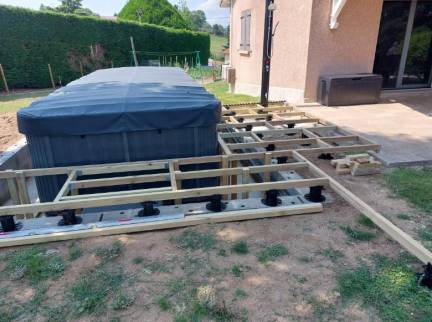 Aménagement de terrasse Saint-Laurent-de-Chamousset