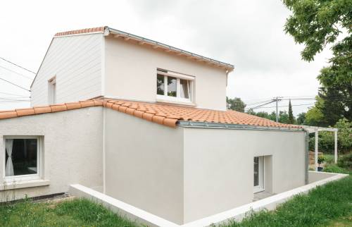 Création d'une extension en parpaing à Vertou