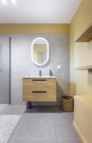 Salle de douche terminée