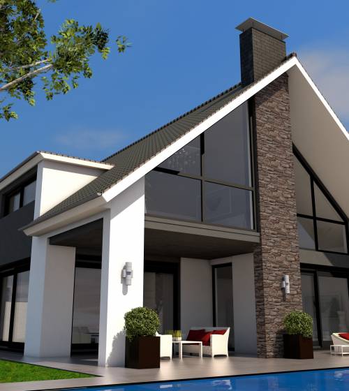 Rénovation de maison avec piscine 