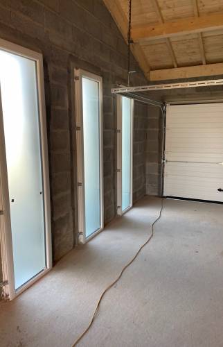  Création d'un garage de 30 m² - travaux en cours
