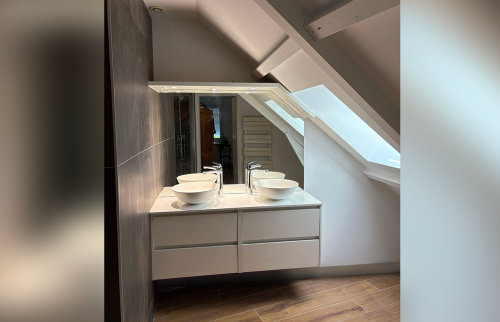 Rénovation d'une salle de bain - vasque