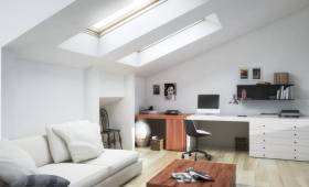 Bureau sous les combles à Sannois 95