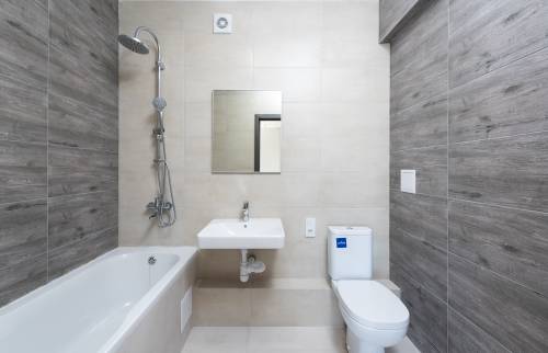 salle de bain tendance grise