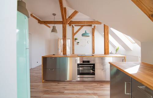 Faire une cuisine dans des combles 