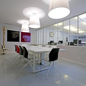 Aménagement société de production, Paris - Salle de réunion