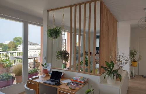 Claustras et coin bureau