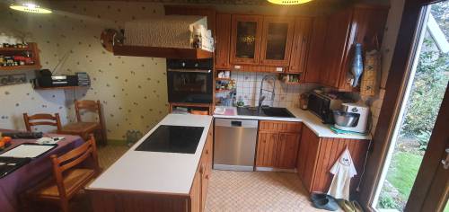 Ancienne cuisine avant travaux de rénovation - Evry-Grégy-sur-Yerres 77166