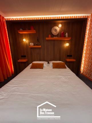 Chambre parentale rénovée dans le Morbihan