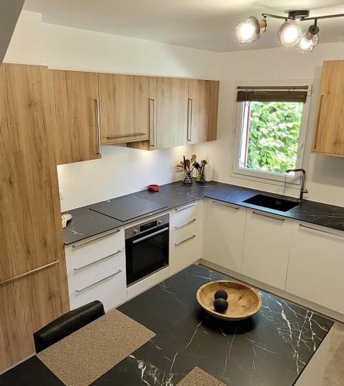 Aménagement de cuisine moderne - Brie-Comte-Robert 77170