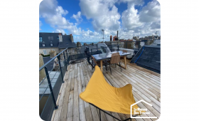 Terrasse en bois installée 