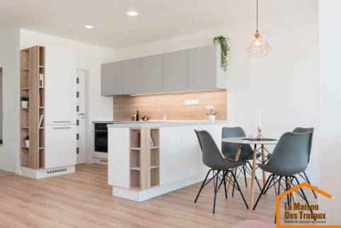 renovation d'une cuisine au style scandinave