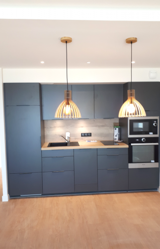 Création d'un linéaire de cuisine dans la pièce principale