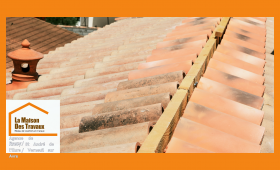 Toiture rénovée entre Anet et St-André-de-l’Eure : tuiles neuves, étanchéité renforcée par La Maison Des Travaux.