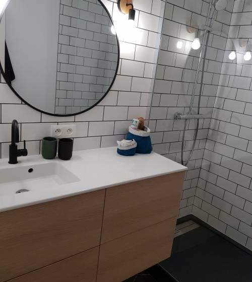 Travaux de rénovation de la douche