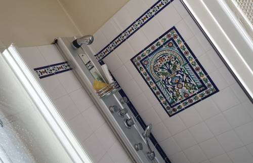 Ancien carrelage dans la douche