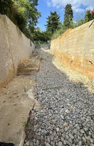 Création d'une dalle de garage à Verrières Le Buisson (91)